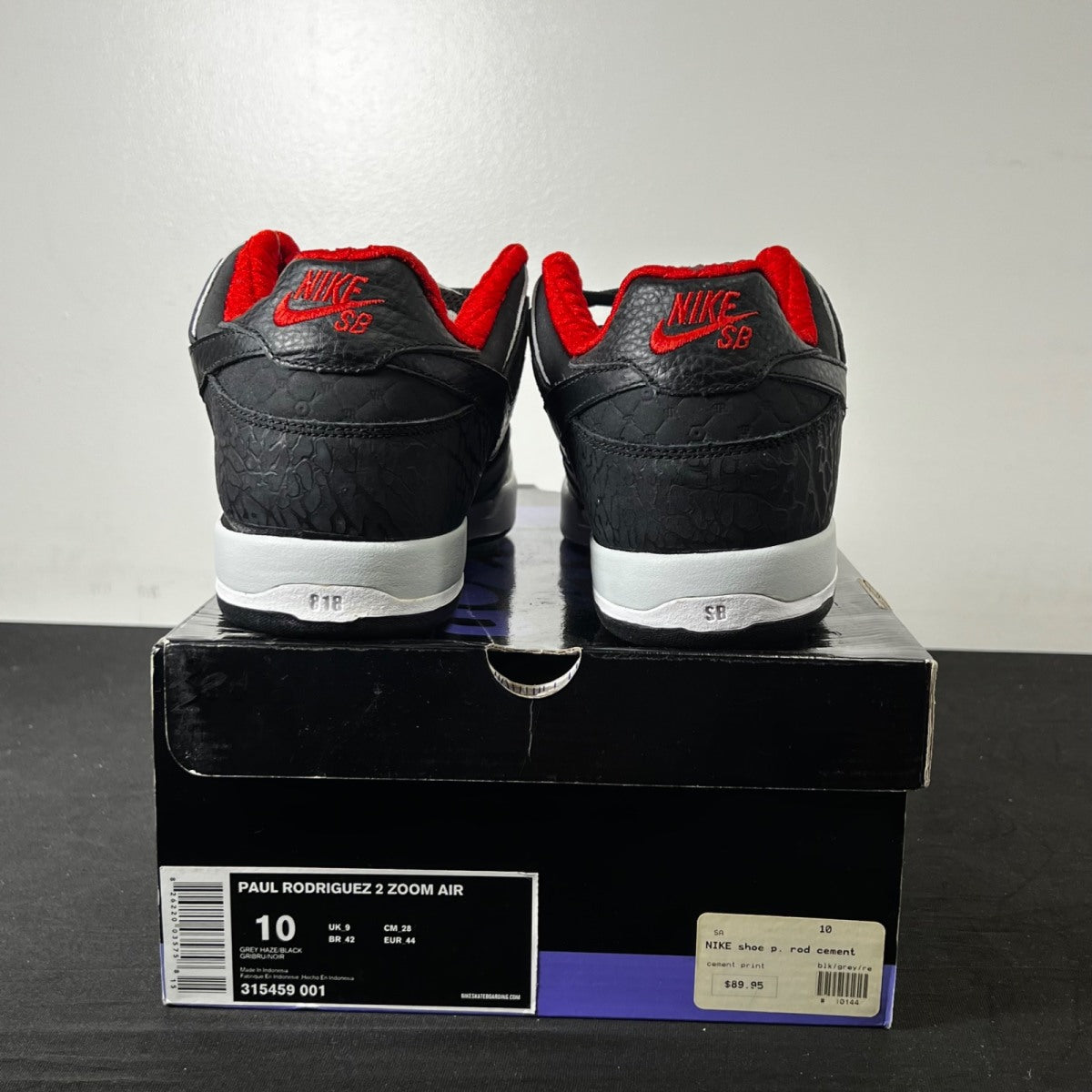 Nike Paul Rodriguez 2 Zoom Air Grey Haze/Black (Size 10) - Image 4