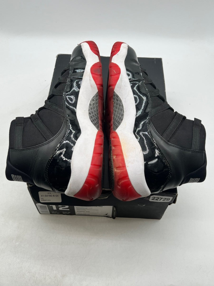 Jordan 11 Retro Playoffs (2012) 12 (Moderately Worn Pre-Owned)JordanBlack/Varsity Red-White - Image 9