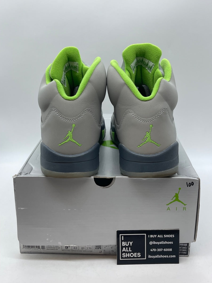 Jordan 5 Retro Green Bean (2022) 9.5 (Heavily Worn Pre-Owned) - Image 3
