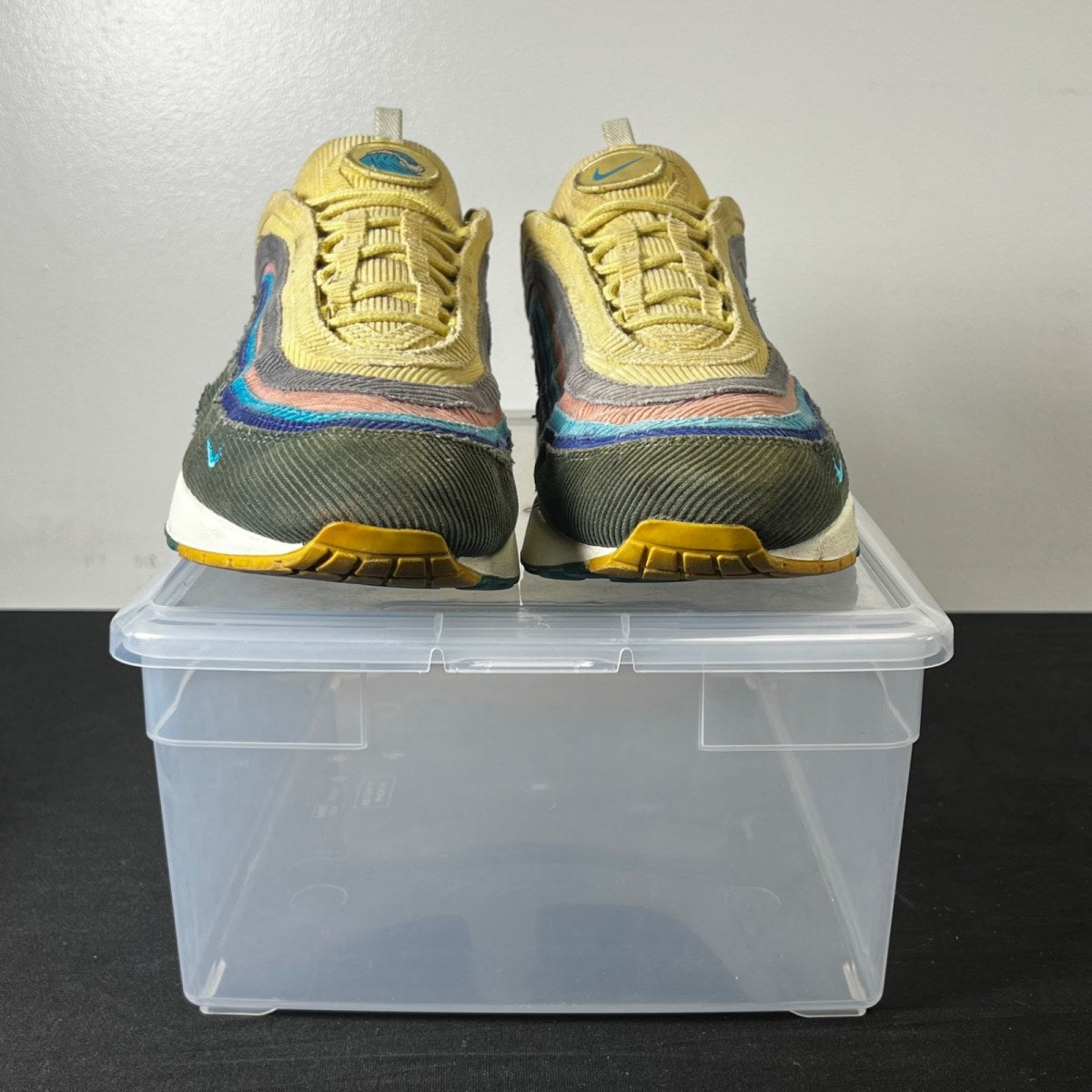 Nike Air Max 1/97 Sean Wotherspoon (Extra Lace Set Only) 13 (Heavily Worn Pre-Owned)NikeLight Blue Fury/Lemon Wash - Image 2