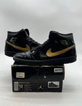Jordan 1 Retro Black Metallic Gold (2003) 12 (Moderately Worn Pre-Owned)JordanBlack/Metallic Gold - Image 1