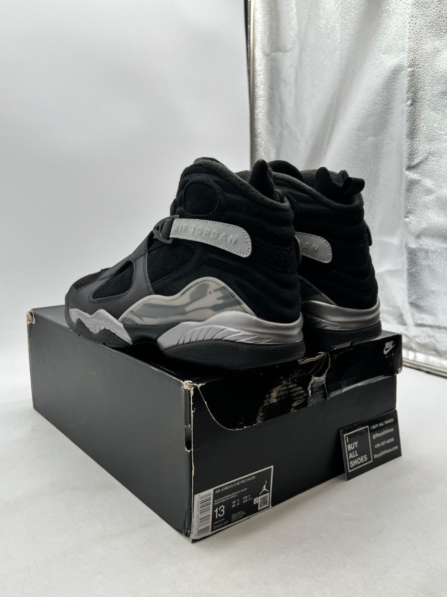 Jordan 8 Retro Winterized Gunsmoke 13 (Lightly Worn Pre-Owned) - Image 4