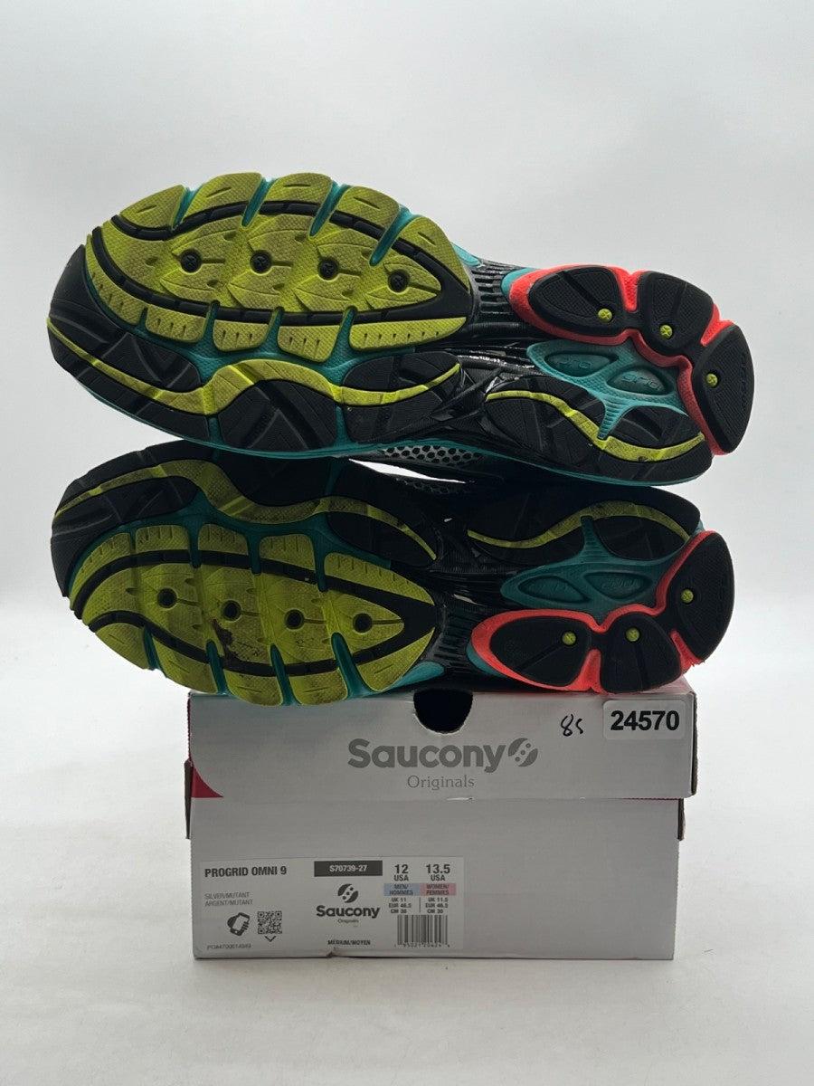 Saucony ProGrid Omni 9 Silver Mutant 12 (Lightly Worn Pre-Owned)SauconySilver/Mutant - Image 8