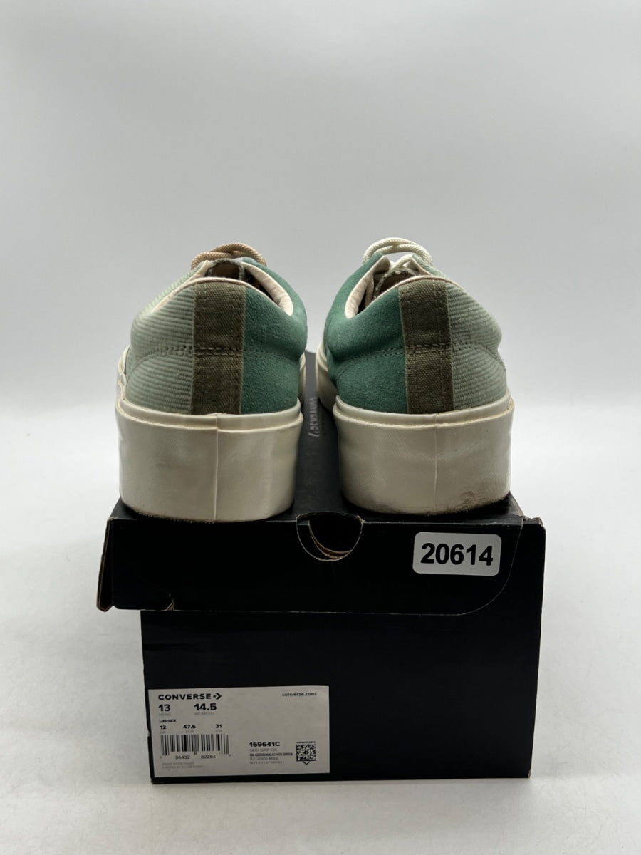 Converse Skidgrip Ox Oil Green 13 (Lightly Worn Pre-Owned) - Image 3