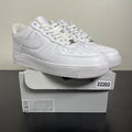 Nike Air Force 1 Low '07 White 11.5 (Moderately Worn Pre-Owned)NikeWhite/White - Image 1