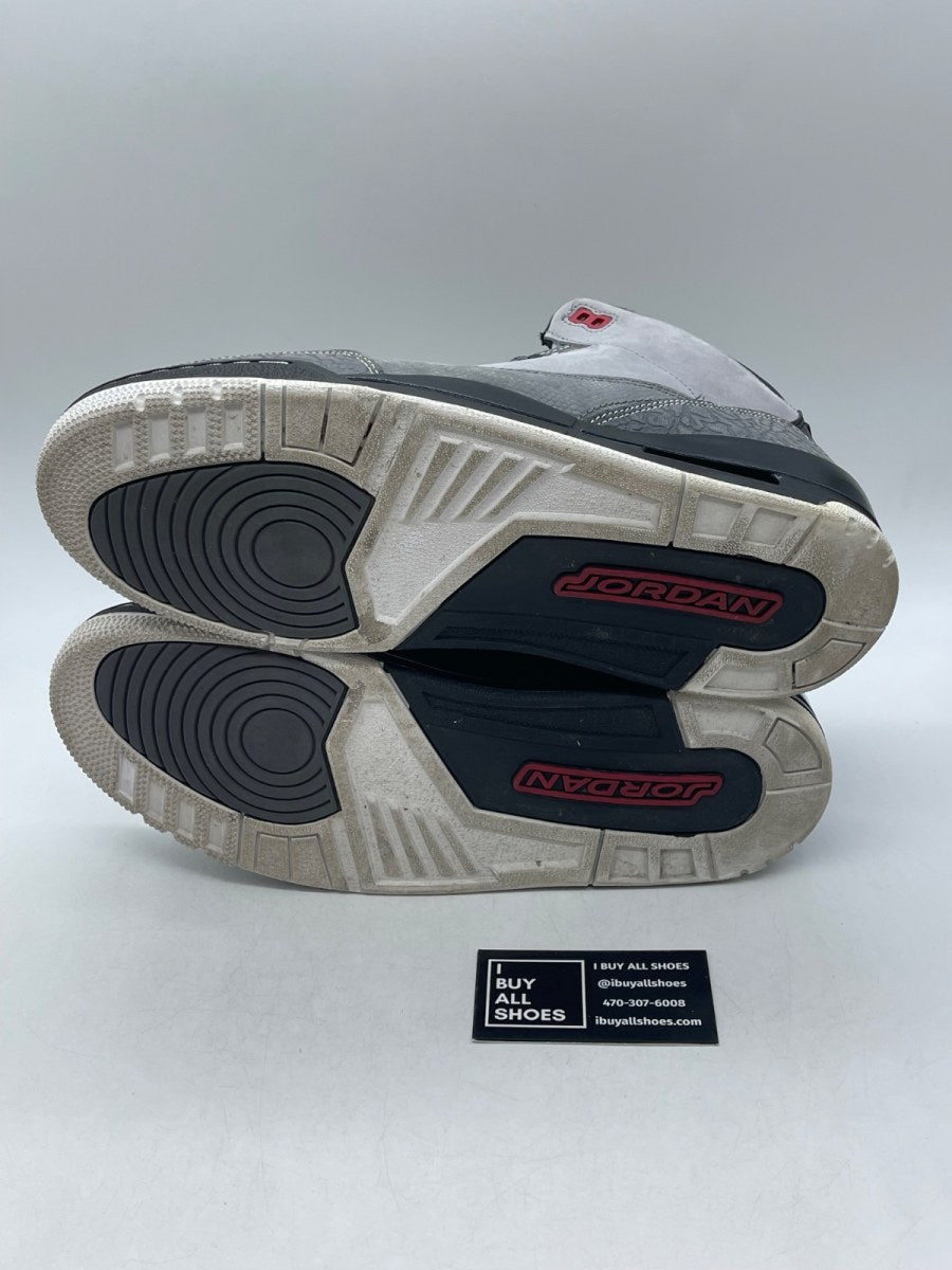 Jordan 3 Retro Stealth 12.5 (Moderately Worn Pre-Owned) - Image 7