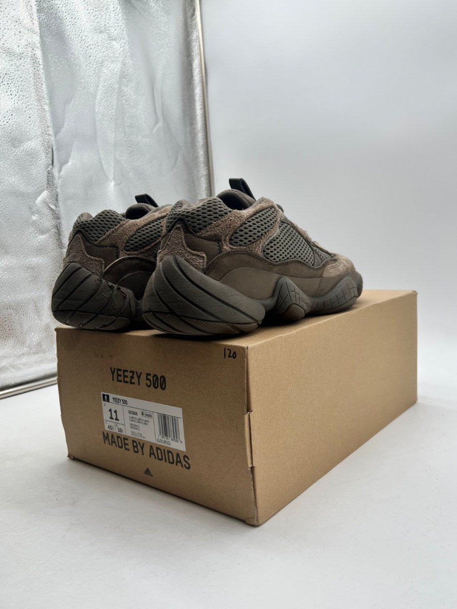 adidas Yeezy 500 Clay Brown 11 (Moderately Worn Pre-Owned) - Image 5