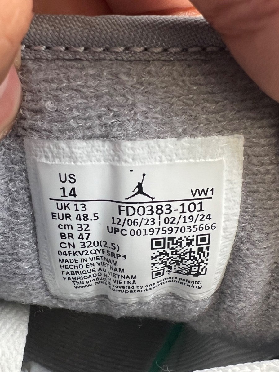 Jordan 2/3 White Cement 14 (Lightly Worn Pre-Owned) - Image 7