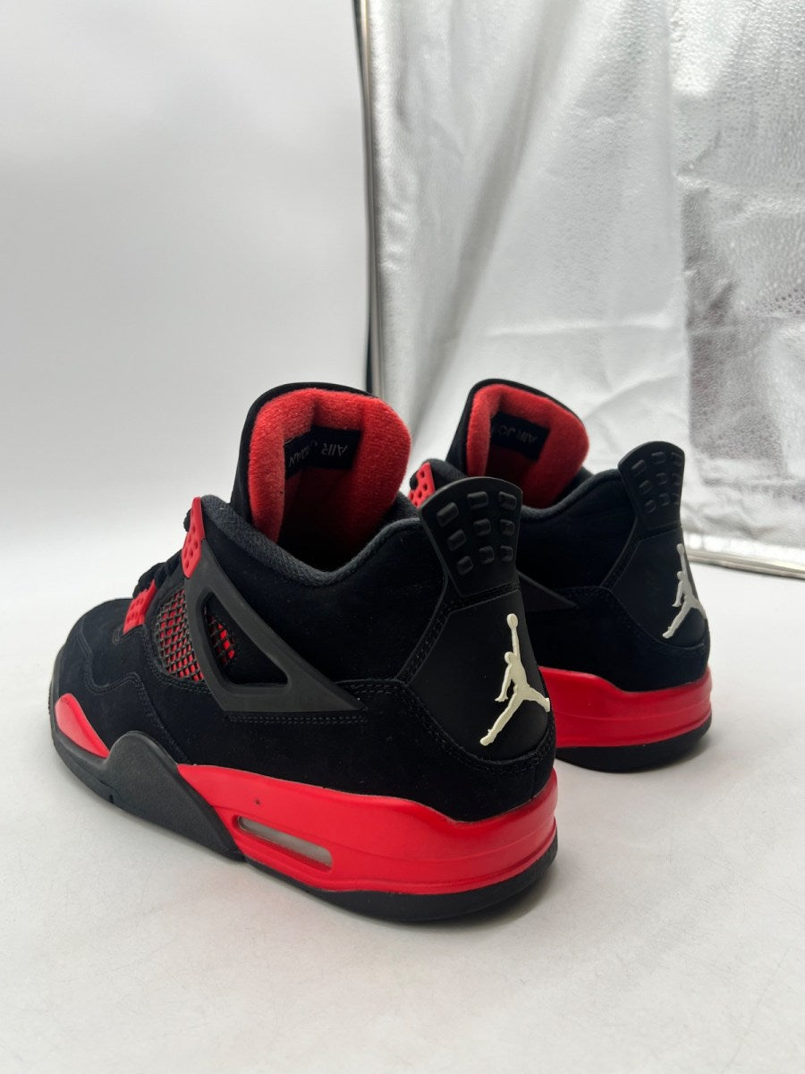 Jordan 4 Retro Red Thunder 10 (Lightly Worn Pre-Owned)JordanBlack/Multi-Color-Multi-Color-Crimson - Image 4