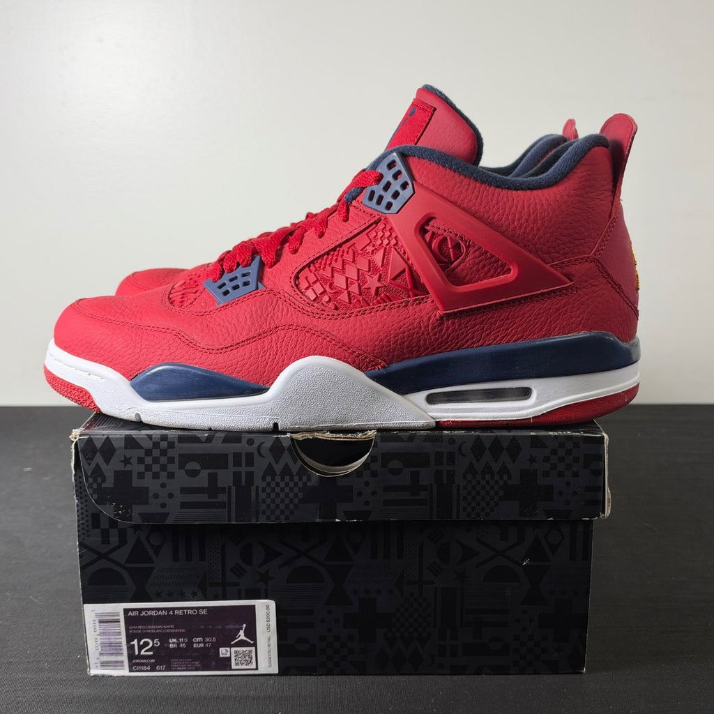 Jordan 4 Retro FIBA (2019) (Size 12.5) - aux