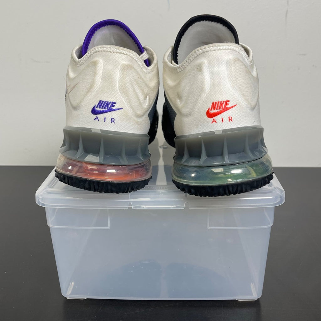 Nike LeBron 18 Low Greedy 12 (Moderately Worn Pre-Owned)NikeWhite/Black-Iron Grey - Image 4