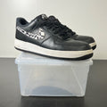Nike Air Force 1 Low Black Pattern Swoosh 12 (Heavily Worn Pre-Owned)NikeBlack/White - Image 1