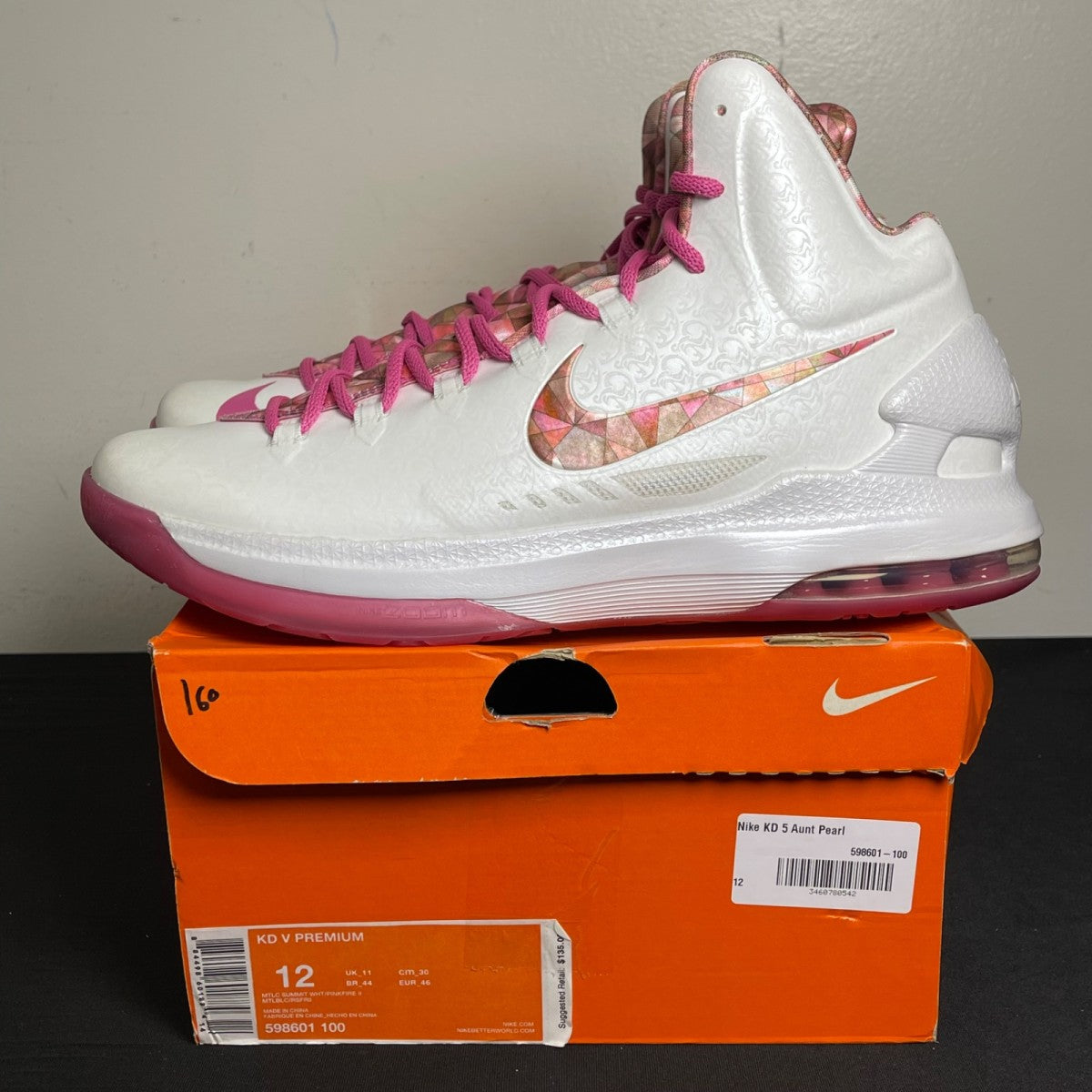 Nike KD 5 Aunt Pearl (Size 12) - Image 3