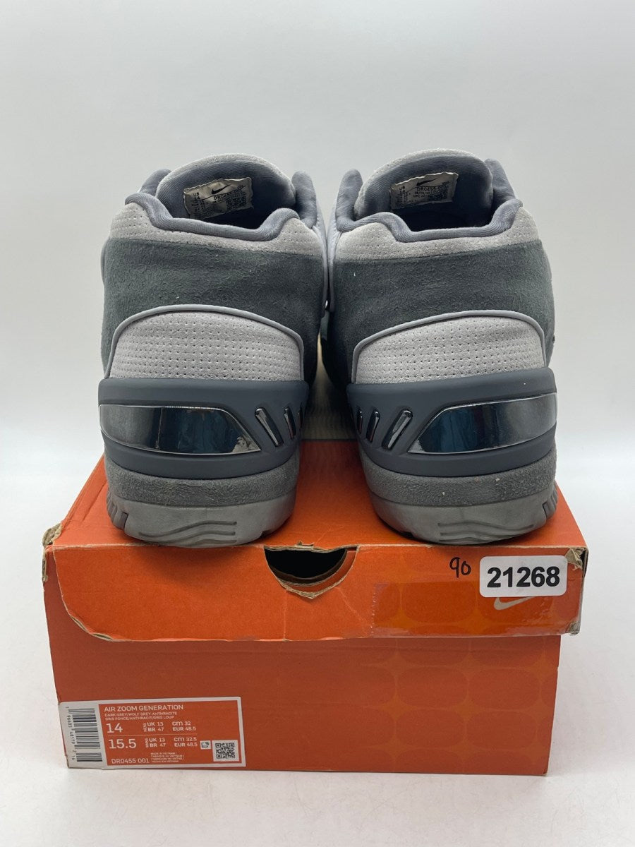 Nike Air Zoom Generation Dark Grey 14 (Moderately Worn Pre-Owned) - Image 3