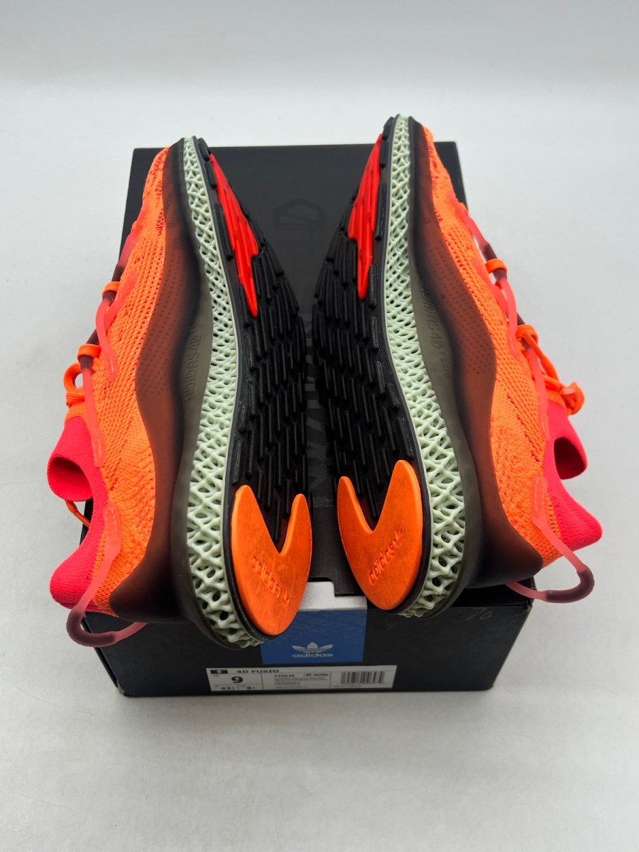 adidas 4D Fusio Screaming Orange 9 (Lightly Worn Pre-Owned) - Image 9