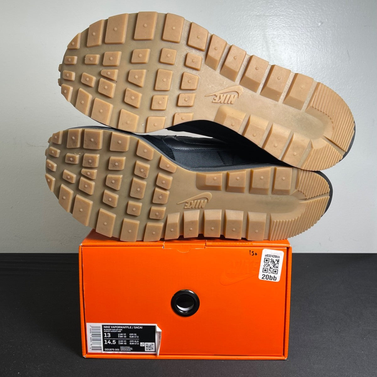 Nike Vaporwaffle sacai Black Gum (Size 13) - Image 5