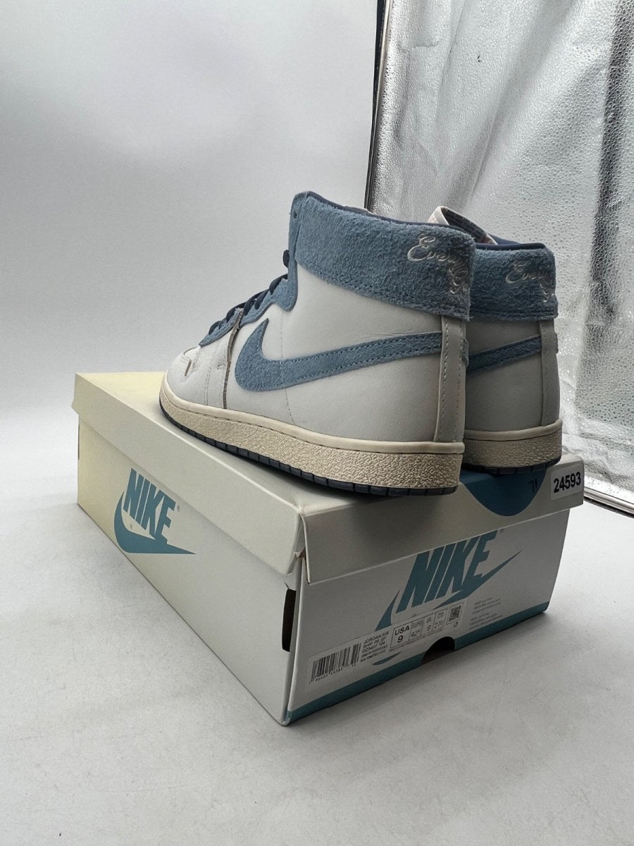 Nike Jordan Air Ship PE SP Every Game Diffused Blue 9 (Lightly Worn Pre-Owned)JordanSummit White/Diffused Blue/Chambray/Sail - Image 4
