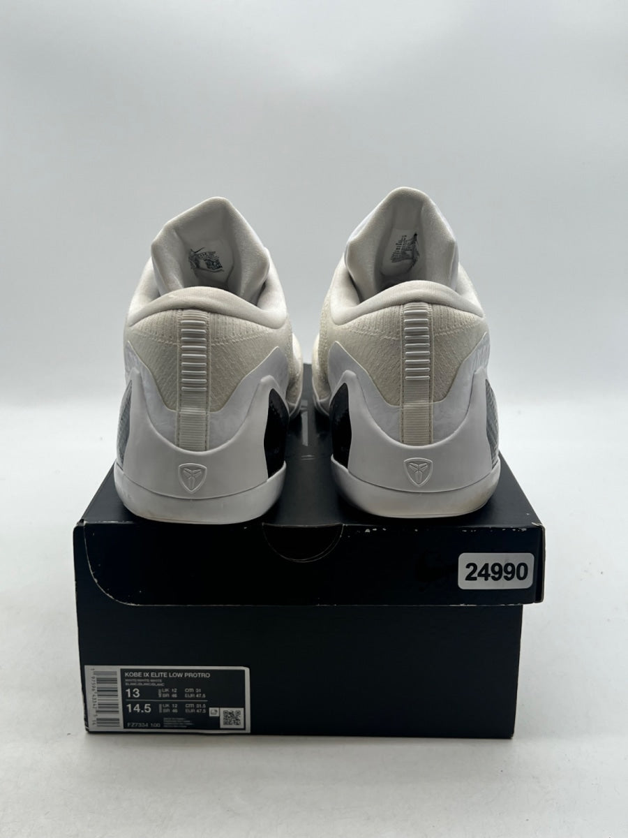 Nike Kobe 9 Elite Low Protro Halo 13 (Lightly Worn Pre-Owned)NikeWhite/White/White - Image 6