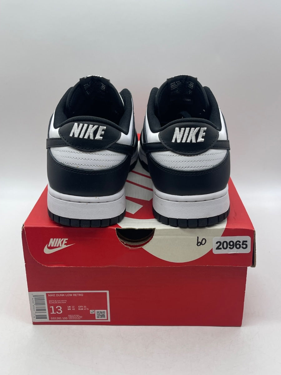 Nike Dunk Low Retro White Black Panda 13 (Moderately Worn Pre-Owned) - Image 3