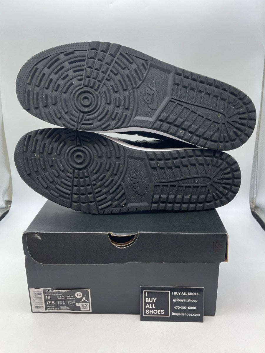 Air Jordan 1 Low Golf 'Black Crocodile' 16 (Moderately Worn Pre-Owned) - Image 7