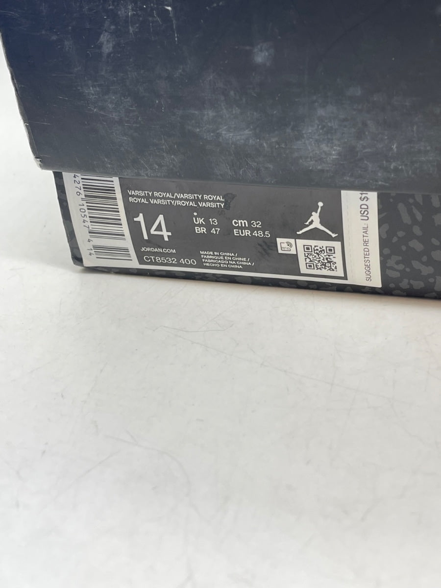 Jordan 3 Retro Varsity Royal Cement 14 (Moderately Worn Pre-Owned) - Image 9