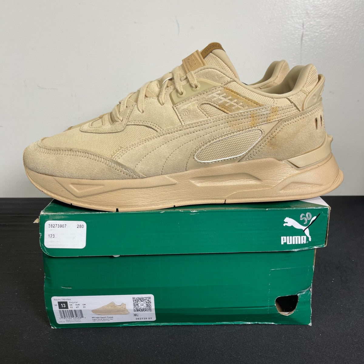 Puma Mirage Sport Tonal 'Light Sand Desert Tan' 13 (Moderately Worn Pre-Owned)Puma - Image 3