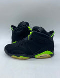 Jordan 6 Retro Electric Green 11 (Moderately Worn Pre-Owned)JordanBlack/Electric Green - Image 1