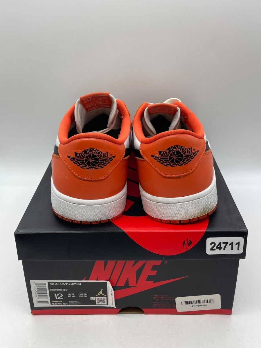Jordan 1 Low Starfish 12 (Moderately Worn Pre-Owned)JordanStarfish/White-Black - Image 3