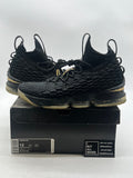 Nike LeBron 15 Black Gold 12 (Moderately Worn Pre-Owned) - Image 1