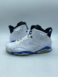 Jordan 6 Retro Sport Blue (2014) 13 (Moderately Worn Pre-Owned)JordanWhite/Sport Blue-Black - Image 1