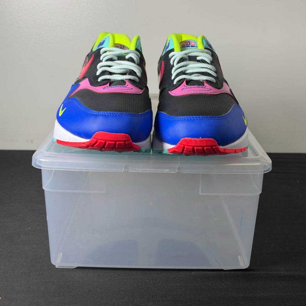 Nike Air Max 1 Black Hyper Grape (Size 12) - aux