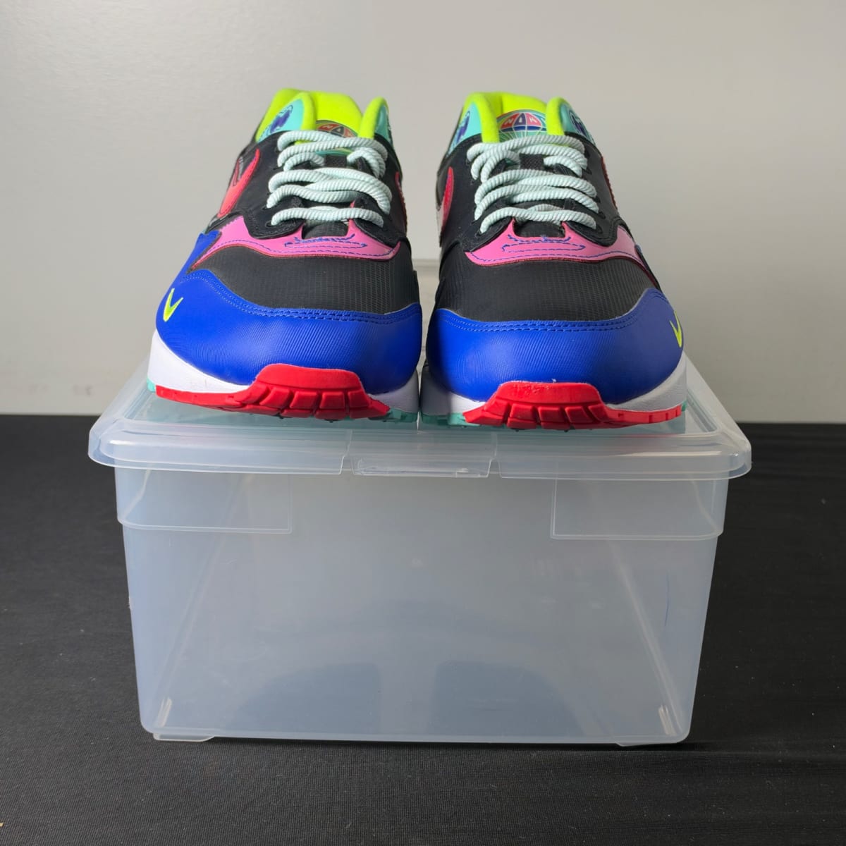 Nike Air Max 1 Black Hyper Grape (Size 12) - aux