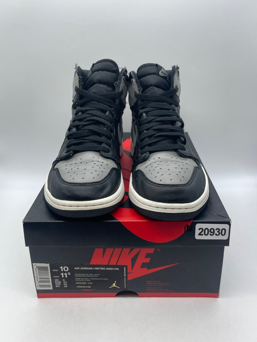 Jordan 1 Retro High Shadow (2018) 10 (Moderately Worn Pre-Owned) - Image 2