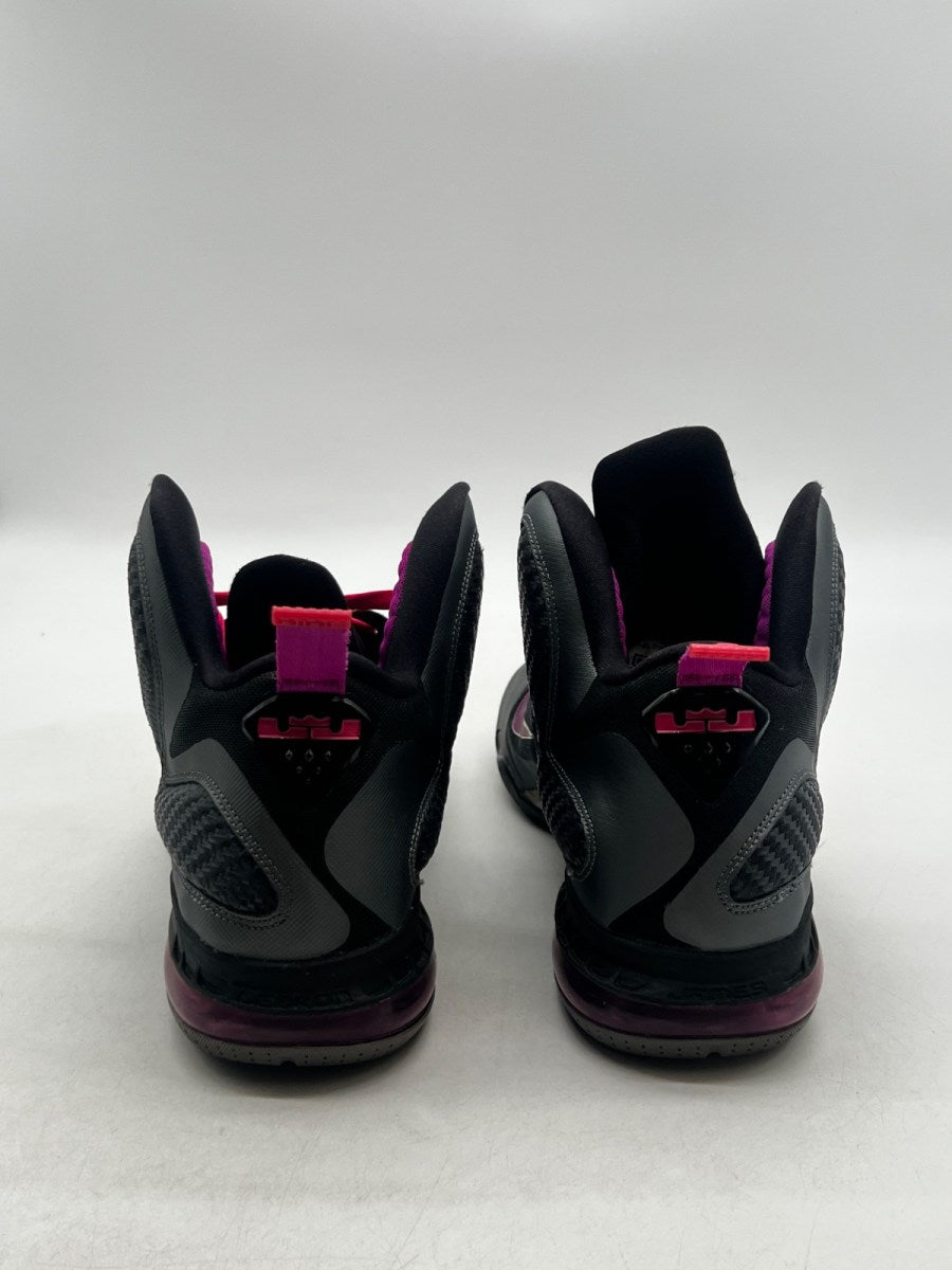 Nike LeBron 9 Miami Nights 11.5 (Lightly Worn Pre-Owned)NikeCool Grey/Vivid Grape-Black-Cherry - Image 5