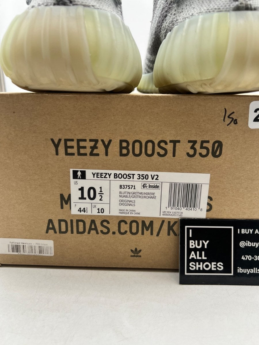 adidas Yeezy Boost 350 V2 Blue Tint 10.5 (Lightly Worn Pre-Owned) - Image 4