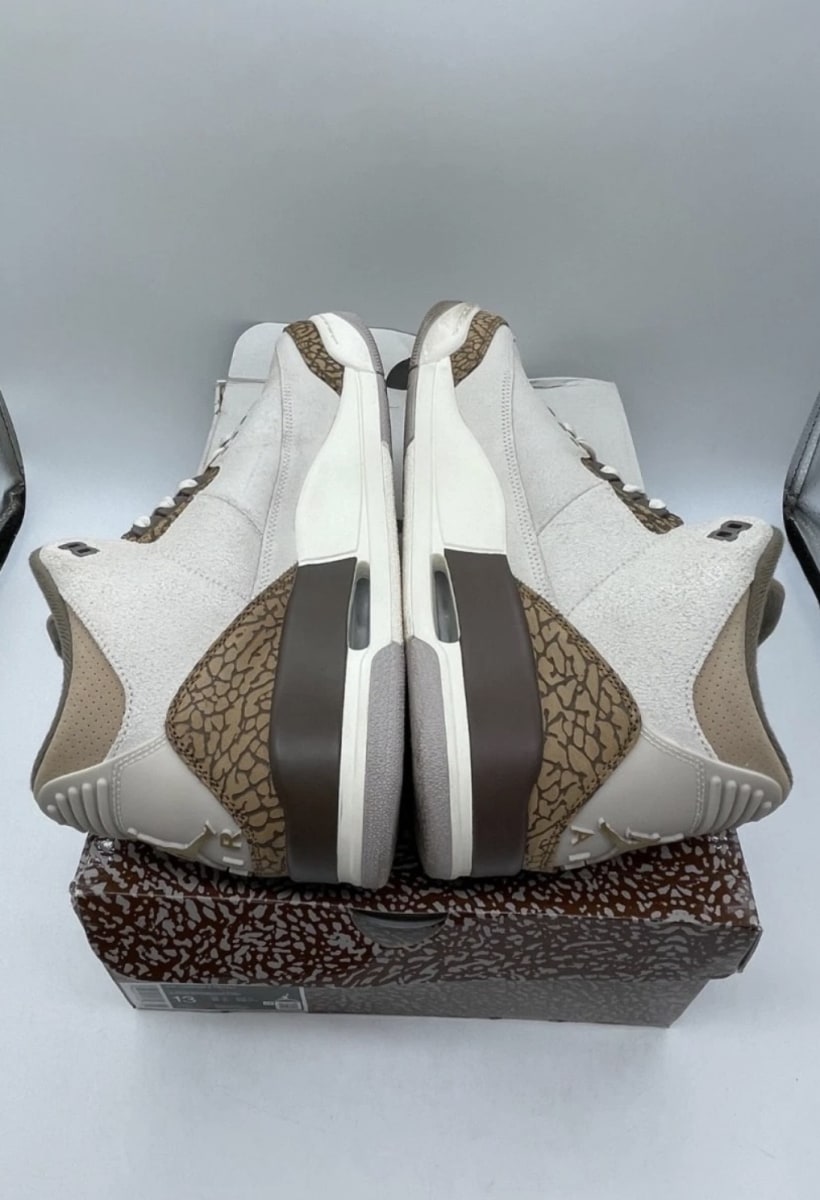 Jordan 3 Retro Palomino 13 (Lightly Worn Pre-Owned)JordanLight Orewood Brown/Metallic Gold/Light British Tan/Palomino - Image 6