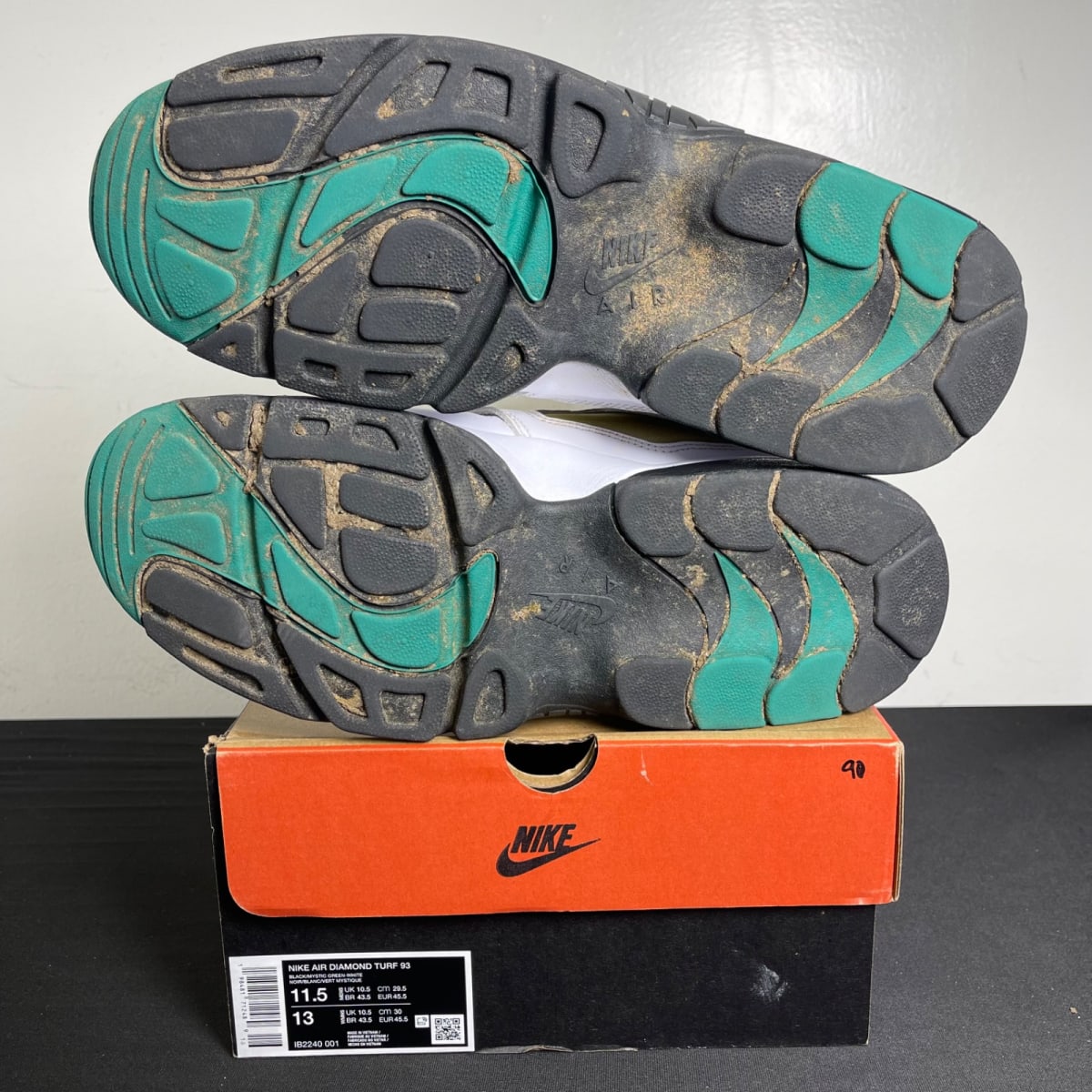 Nike Air Diamond Turf Emerald (Size 11.5) - aux