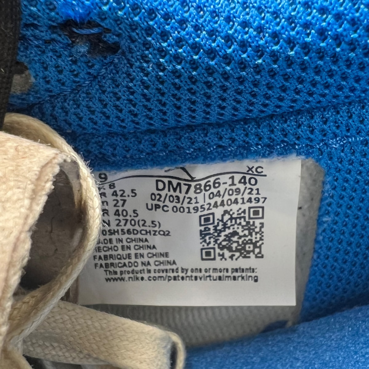 Jordan 1 Retro Low OG SP Fragment x Travis Scott 9 (Lightly Worn Pre-Owned)JordanWhite/Black-Royal-Sail - Image 7