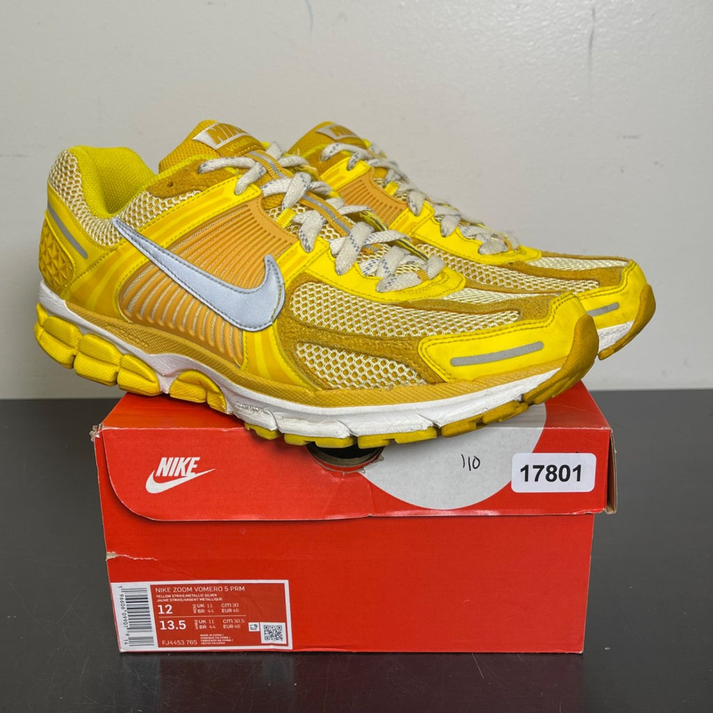 Nike Zoom Vomero 5 Yellow Ochre 12 (Moderately Worn Pre-Owned)NikeYellow Strike/Metallic Silver-Yellow Ochre - Image 1