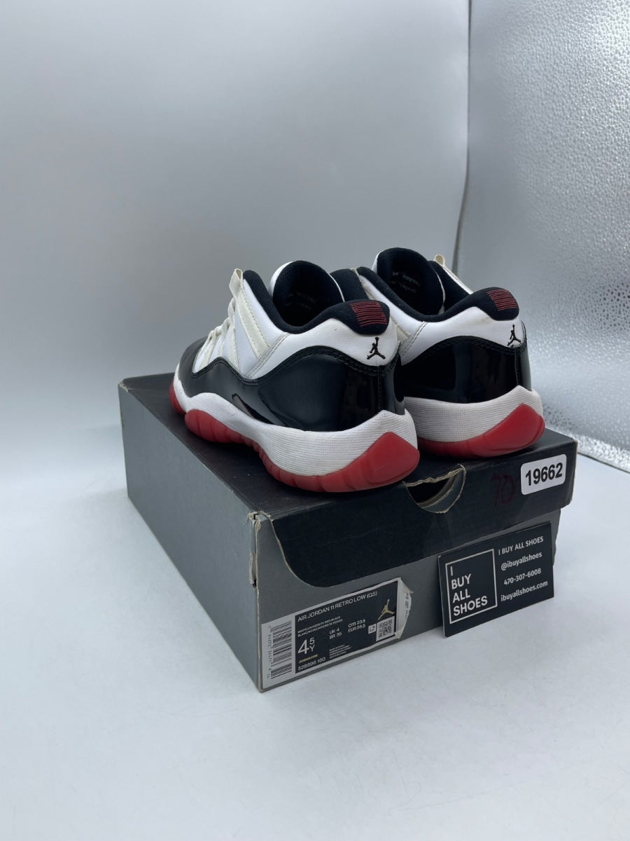 Jordan 11 Retro Low Concord Bred (GS) 4.5Y (Moderately Worn Pre-Owned) - Image 4