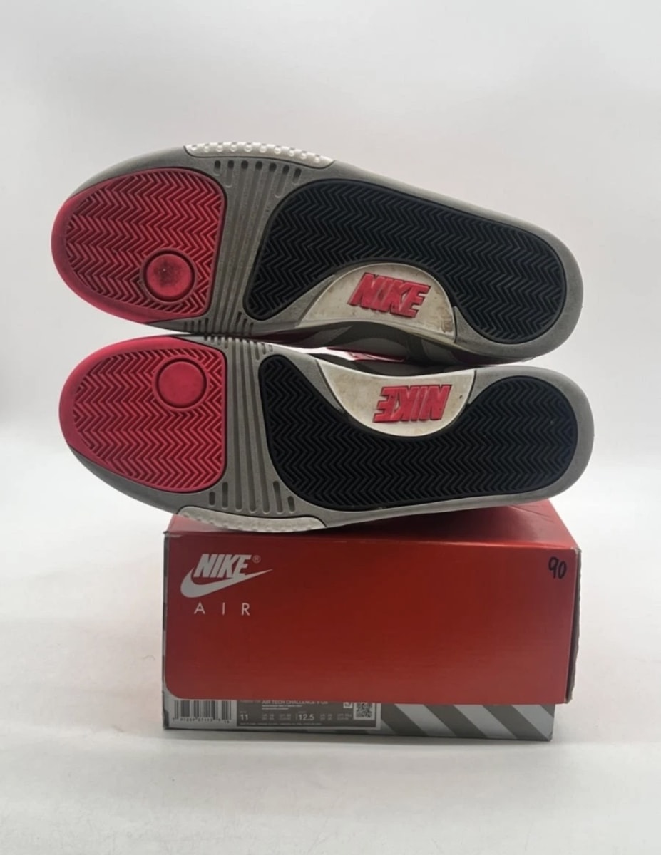 Nike Air Tech Challenge II Racer Pink 11 (Lightly Worn Pre-Owned)NikeWhite/Racer Pink/Light Smoke Grey/Coconut Milk - Image 8