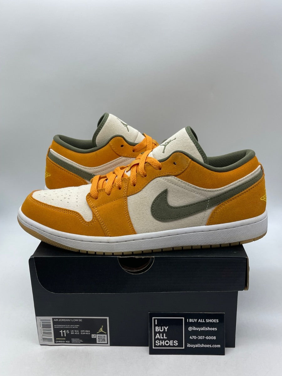 Jordan 1 Low SE Light Curry 11.5 (Moderately Worn Pre-Owned) - Image 1