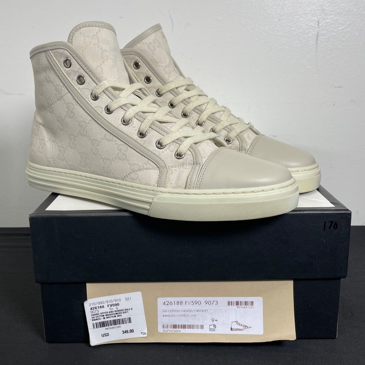 Gucci GG High 'White' (Size 9.5) - Image 1