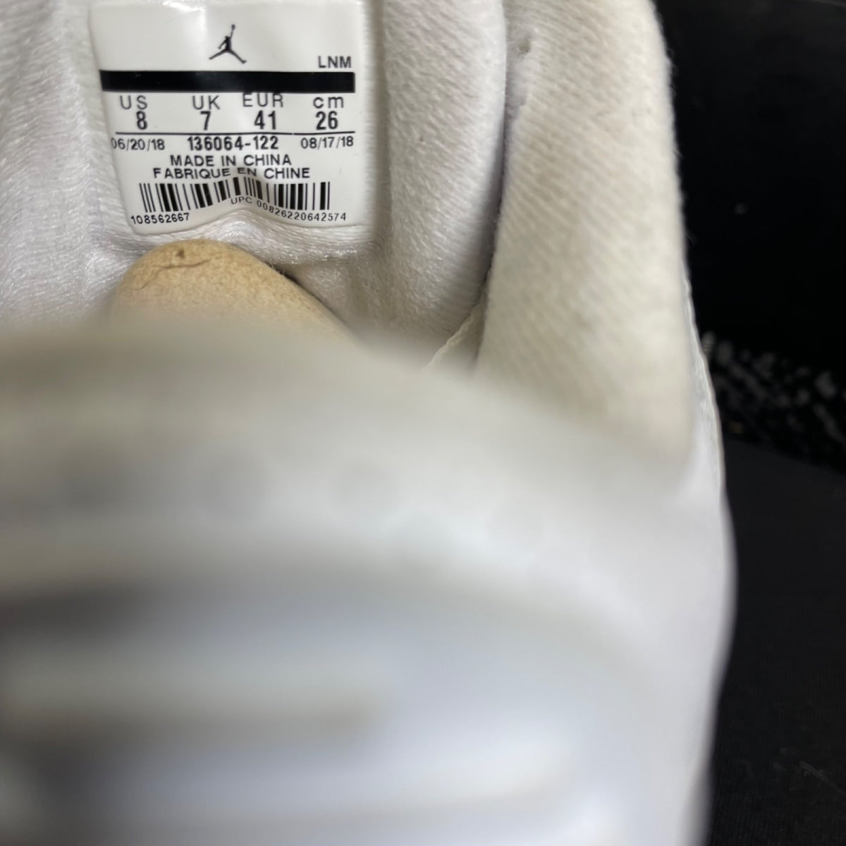 Jordan 3 Retro Mocha (2018) 8 (Moderately Worn Pre-Owned)JordanWhite/Dark Mocha-Chrome - Image 6