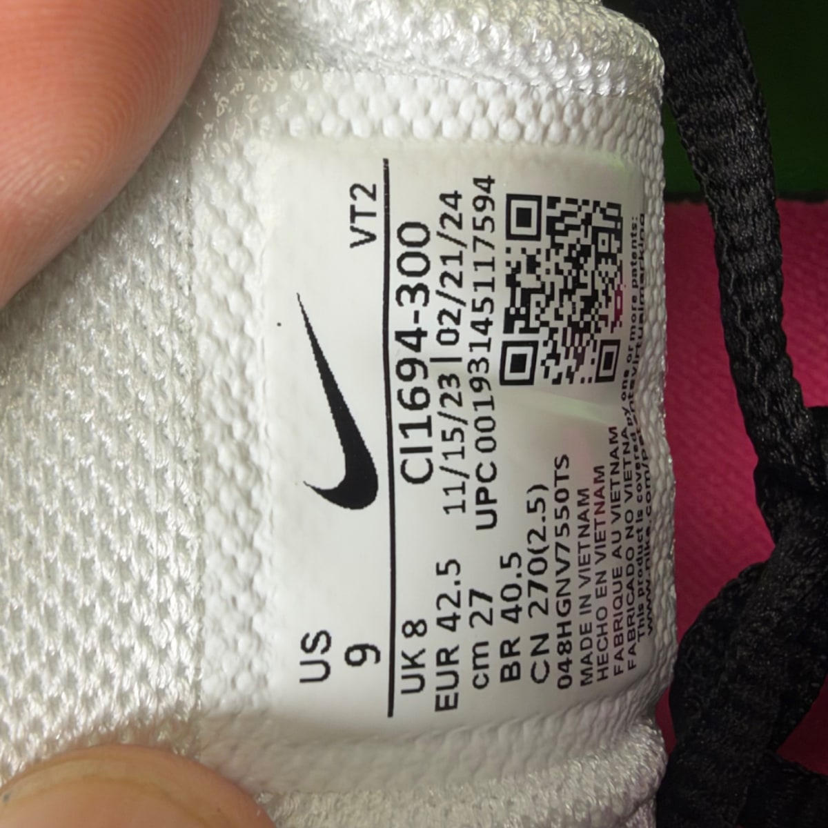 Nike Zoom Vomero 5 Electric Green Black (Size 9) - Image 6