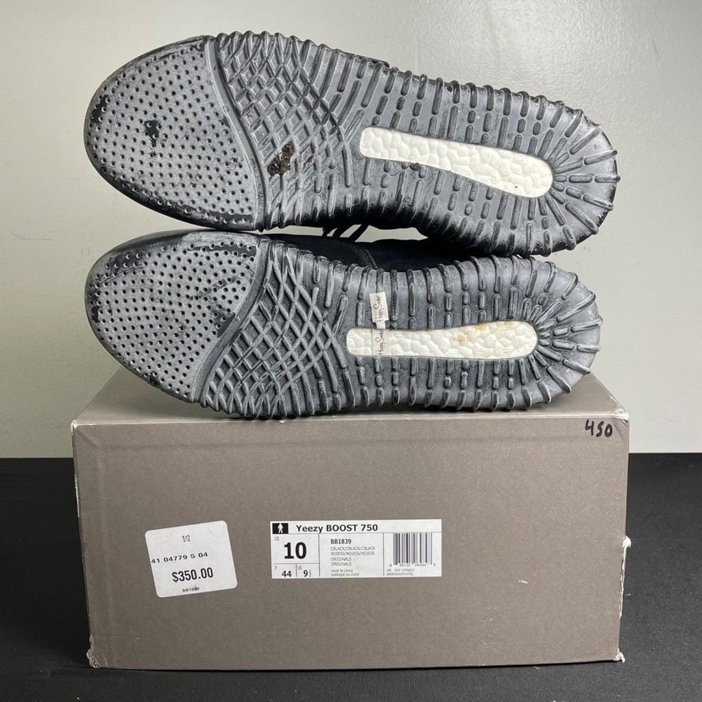 adidas Yeezy Boost 750 Triple Black (Size 10) - Image 5