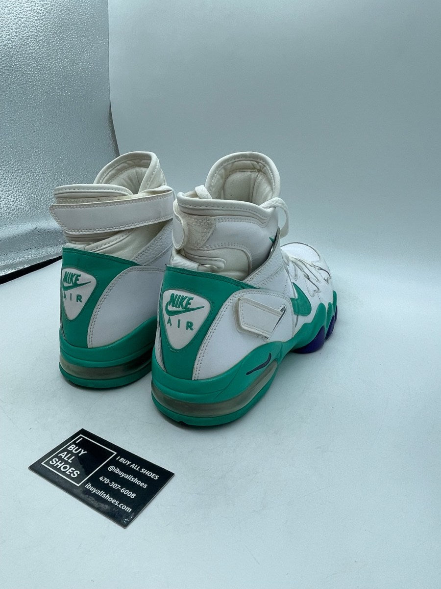 Nike Air Max 2 Strong White Violet Atomic Teal 13 (Moderately Worn Pre-Owned) - Image 5