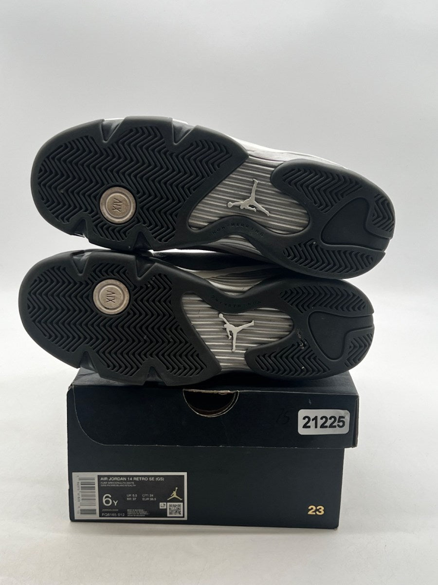 Jordan 14 Retro Flint Grey (GS) 6Y (Lightly Worn Pre-Owned) - Image 8