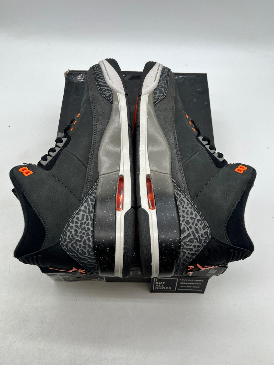 Jordan 3 Retro Fear Pack (2023) 12 (Lightly Worn Pre-Owned) - Image 7