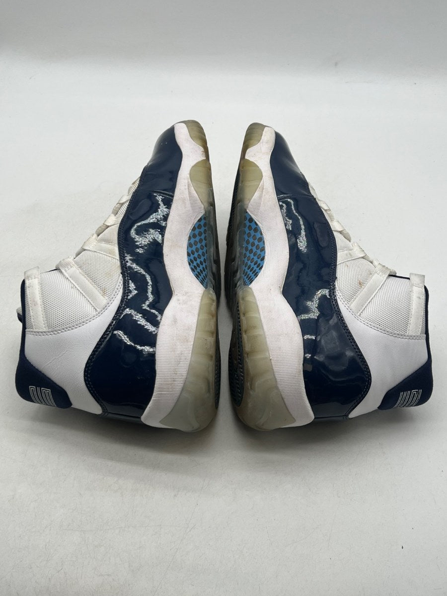 Jordan 11 Retro UNC Win Like 82 13 (Moderately Worn Pre-Owned)JordanWhite/University Blue-Midnight Navy - Image 8